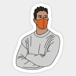 Daniel Ricciardo- Arms crossed Sticker